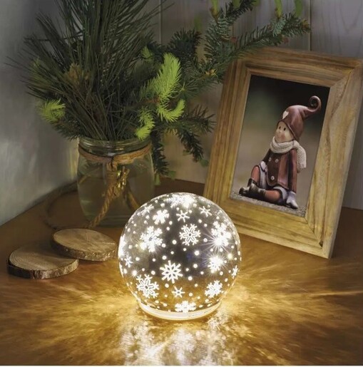 EMOS LED projektor kugla sa pahuljama