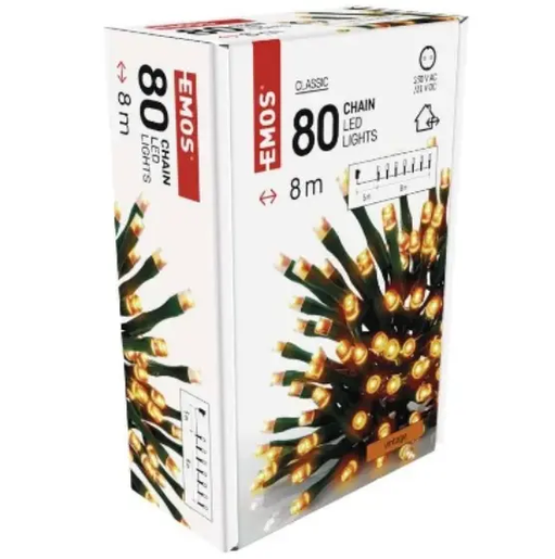 EMOS LED lanac CLASSIC 80, 8 m, D4AV02