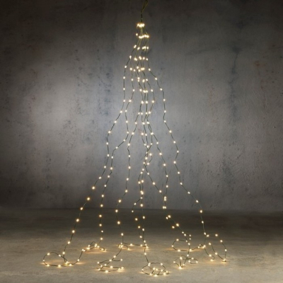 Luca Lightning LED lampice, belo svetlo, 210 cm