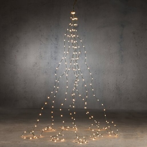 Luca Lightning LED lampice, toplo belo svetlo, 160 cm