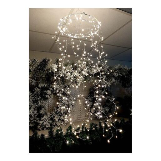 Luca Lightning klasična girlanda sa tajmerom, belo svetlo, 240 lampica