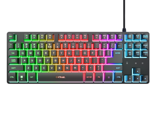 Tastatura TRUST GXT833 THADO žicn, RGB, TKL, gaming, crna