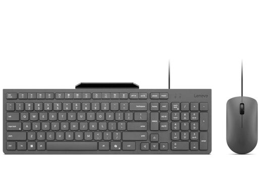 Tastatura+miš LENOVO 310 žicni set, USB-A Combo/US/crna