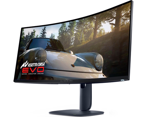 Monitor DELL Alienware 34 AW3425DW, UWQHD, OLED, 0.03s, 240Hz, HDMI, DP, USB-C, FreeSync, G-Sync, VESA, Gaming, zakrivljeni