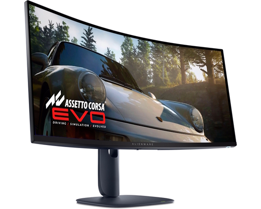 Monitor DELL Alienware 34 AW3425DW, UWQHD, OLED, 0.03s, 240Hz, HDMI, DP, USB-C, FreeSync, G-Sync, VESA, Gaming, zakrivljeni