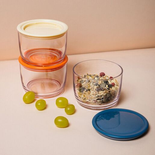 Dekordom Kutija za hranu mafalda set 3pcs - hml 044371