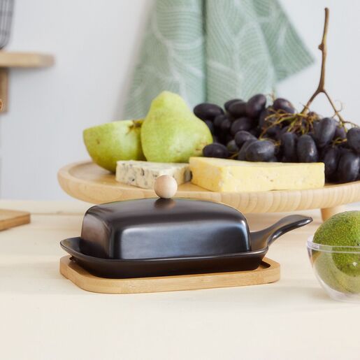 Dekordom Posuda za puter fincan 22cm - black - hml 044319