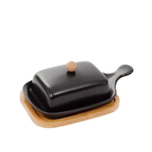 Dekordom Posuda za puter fincan 22cm - black - hml 044319