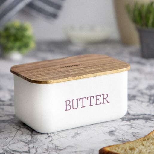 Dekordom Posuda za puter avila 15x10x7 - white - hml 044320