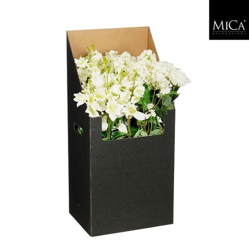 Dekordom Novogodišnja dekoracija - campanula rose set 24pcs 70cm 1183181 - white - edl 044649