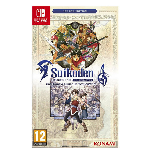 Switch Suikoden I&II HD Remaster: Gate Rune & Dunan Unification Wars Day 1 Edition