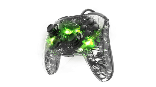 Nintendo Switch Deluxe Wired Pro Controller Afterglow + Audio