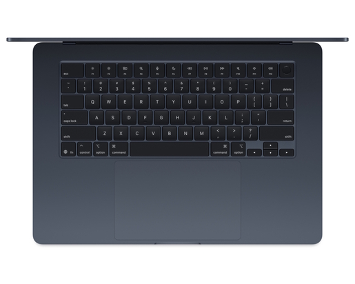 Laptop APPLE MacBook Air 15.3 inch M4 MW1L3ZE/A, 10-core CPU 10-core GPU 16GB 256GB SSD Midnight