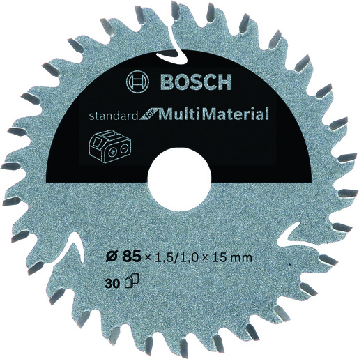 BOSCH Listovi kružne testere Standard for MultiMaterial za akumulatorske ručne testere 2608837752