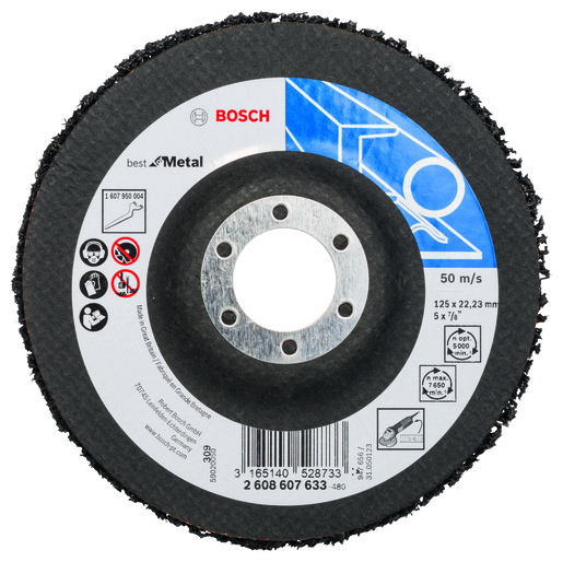 BOSCH Ploča za čišćenje N377, Best for Metal, 125 mm 2608607633
