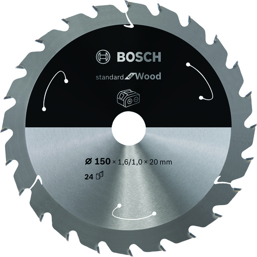 BOSCH Listovi kružne testere Standard for Wood za akumulatorske ručne testere 2608837674