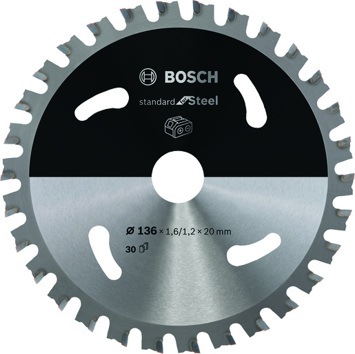 BOSCH Listovi kružne testere Standard for Steel za akumulatorske ručne testere 2608837746