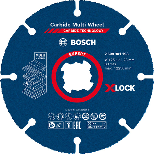 BOSCH Rezne ploče EXPERT Carbide Multi Wheel X-LOCK 2608901193
