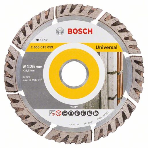BOSCH Dijamantna rezna ploča Standard for Universal 125x22.23 2608615059