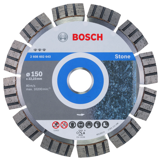 BOSCH dijamantske rezne ploče Best for Stone za velike ugaone brusilice 2608602643