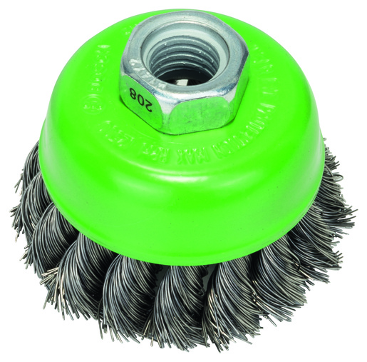 BOSCH Lončasta četka s pletenom žicom Heavy for Inox za ugaone brusilice 2608622104