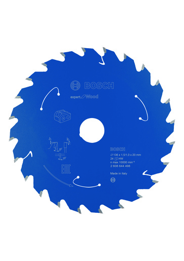 BOSCH Listovi kružne testere za drvo Expert for Wood za akumulatorske ručne testere 2608644498