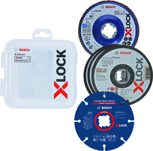 BOSCH Set za rezanje i brušenje X-LOCK 2608619374