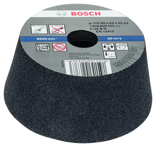 BOSCH Lončasti brusevi konusni, kamen 1608600240