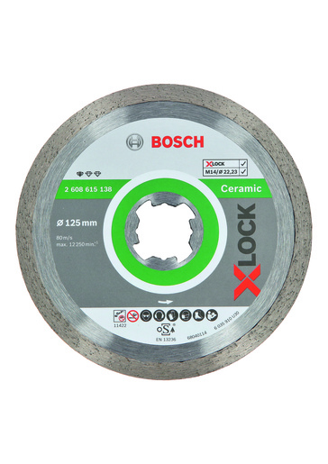BOSCH dijamantske rezne ploče za keramiku Standard for Ceramic X-LOCK za ugaone brusilice 2608615138