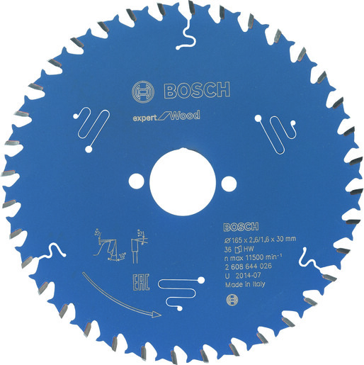 BOSCH Listovi kružne testere za drvo Expert for Wood za ručne testere 2608644026