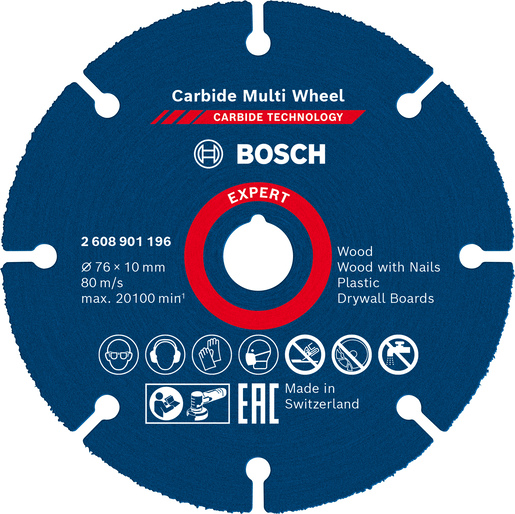 BOSCH Rezne ploče EXPERT Carbide Multi Wheel 2608901196