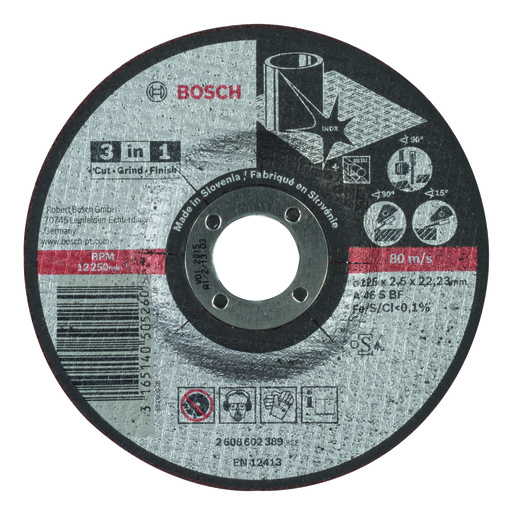 BOSCH lepljene 3-u-1 rezne ploče 2608602389