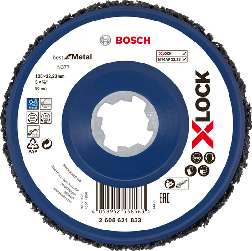 BOSCH Brusni diskovi za ugaone brusilice N377 SCM X-LOCK 2608621833