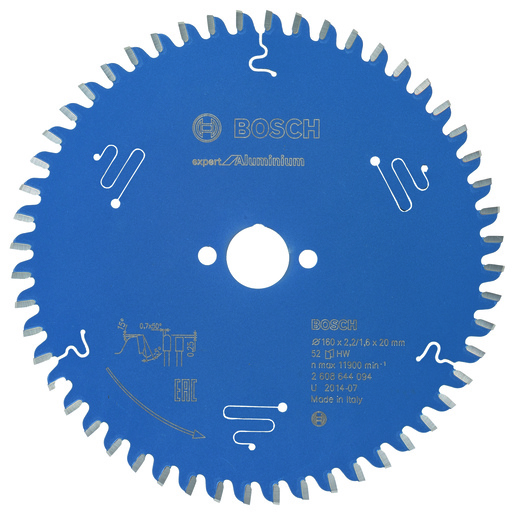 BOSCH Listovi kružne testere za aluminijum Expert for Aluminium za ručne testere 2608644094