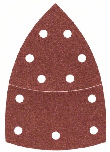 BOSCH 10 delni set brusnih listova G120, 102x62/93 mm 2609256A64