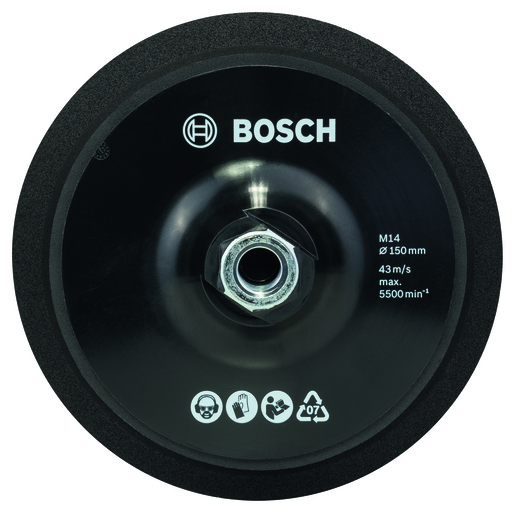 BOSCH Potporni tanjiri M14 za brusilice za poliranje, s čičak prihvatom 2608612027