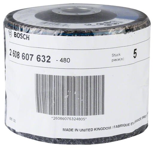 BOSCH Ploča za čišćenje, Najbolje za metal N377, Best for Metal, 115 mm, 22,23 mm, SiC, 8350 U/min 2608607632