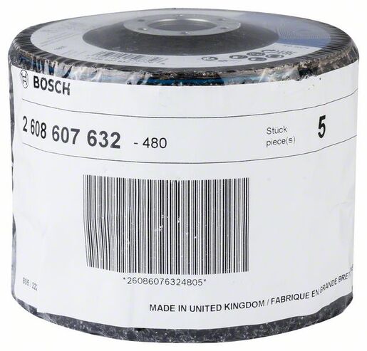 BOSCH Ploča za čišćenje, Najbolje za metal N377, Best for Metal, 115 mm, 22,23 mm, SiC, 8350 U/min 2608607632