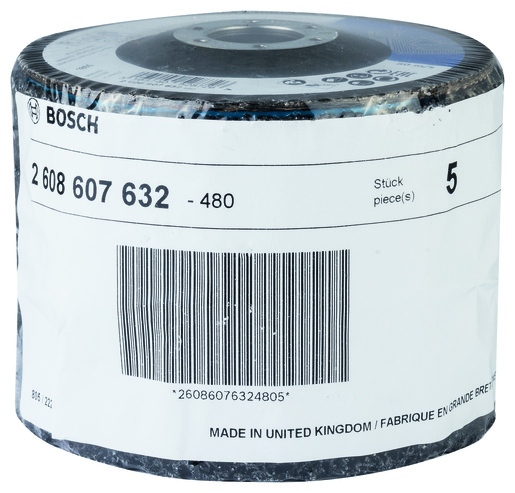 BOSCH Ploča za čišćenje, Najbolje za metal N377, Best for Metal, 115 mm, 22,23 mm, SiC, 8350 U/min 2608607632
