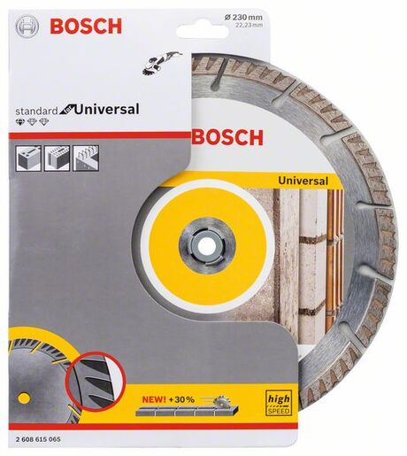 BOSCH Standard za metal, rezna ploča, savijena 230x22.23 2608615065