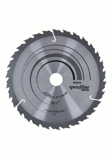 BOSCH List kružne testere Speedline Wood 235x30/25x2,6/1,8 mm, 30Z FZ/WZ 2608640807