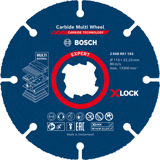 BOSCH Rezne ploče EXPERT Carbide Multi Wheel X-LOCK 2608901192