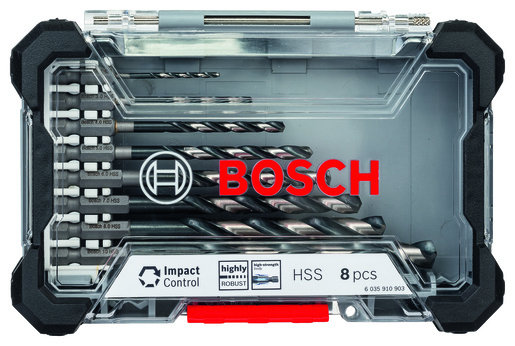 BOSCH Setovi spiralnih burgije HSS Impact Control sa šesterostranim prihvatom 2608577146