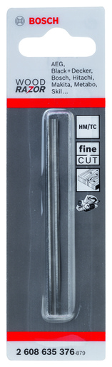 BOSCH Nož za blanju DrvoRAZOR  Oštri, ravni, tvrdi metal, 40°, dužinaxširina: 82 mmx5,5 mm (za PHO,GHO 40-82 C HM 82 mm) 2608635376