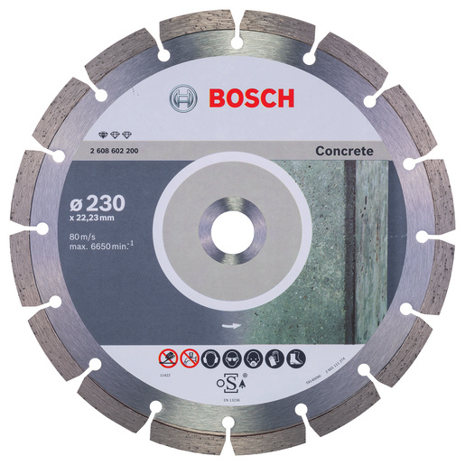 BOSCH Standard za metal, rezna ploča, savijena 230x22,23x2,3x10 mm 2608602200