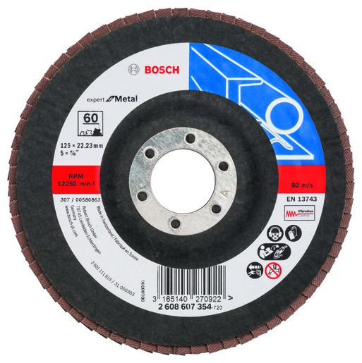 BOSCH lamelni brusni diskovi X551 Expert for Metal, ravna verzija 2608607354