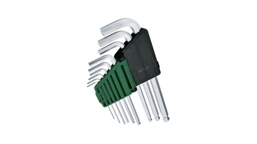 BOSCH set inbus ključeva 9-delni 1600A02BX9