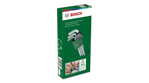 BOSCH set inbus ključeva 9-delni 1600A02BX9