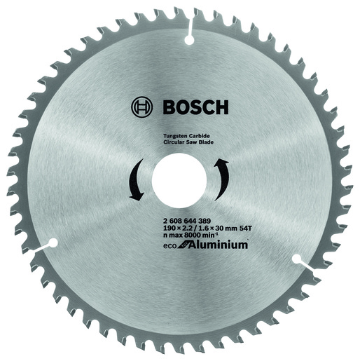 BOSCH Listovi kružne testere za aluminijum Eco for Aluminium za ručne testere 2608644389