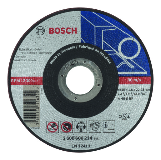 BOSCH Rezne ploče Expert for Metal s ravnom sredinom prečnika 22,23 mm, za male ugaone brusilice 2608600214